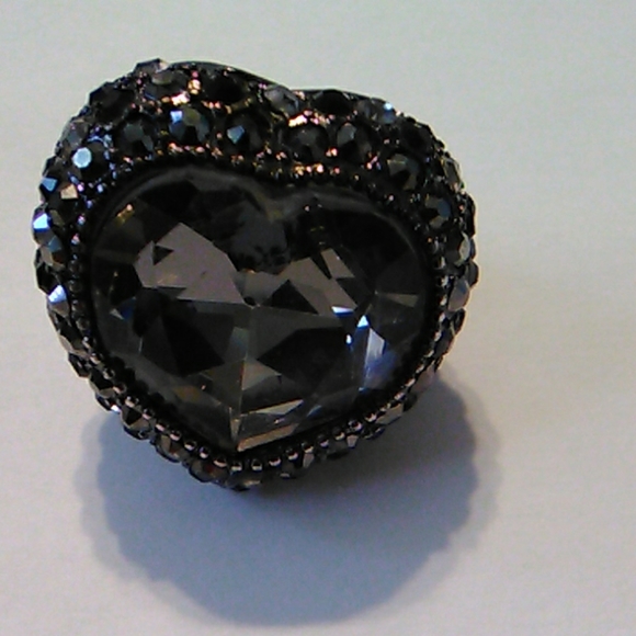 Smoky heart Ring - Picture 6 of 6